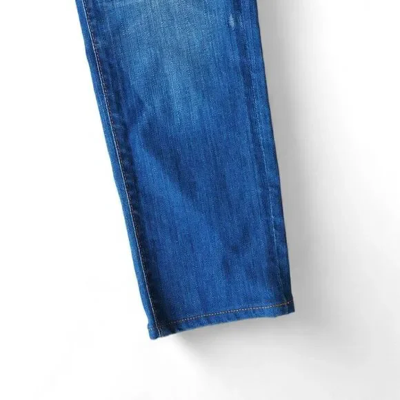 7 for All Mankind Roxanne Straight Leg Medium Wash Jeans Women's 27 - Picture 8 of 11